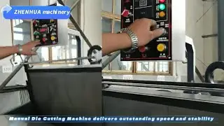 ML Manual Die Cutting And Creasing Machine &ndash; Speed Control & Modes