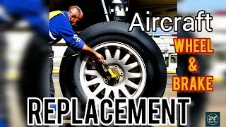 Safe Flight, Safe Landing: Aircraft Tire and Brake Replacement #AircraftTireReplacement  #Aircraft