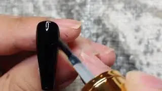 how to easily draw colors smoke nails using gel base