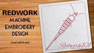 Archaeognatha | Redwork Embroidery Designs