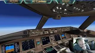 GOOY to EGKK flight FSX real weather,real time prt 1