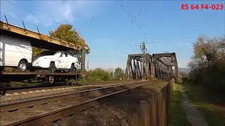 Mechanische Vollschranke, Weserbrücke und Anrufschranke in Emmerthal