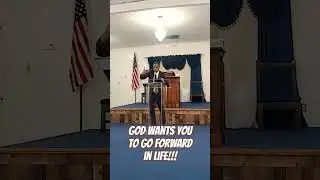 God wants you to go FORWARD in life!!! #pastormelvinjackson #promisedland #goodsuccess
