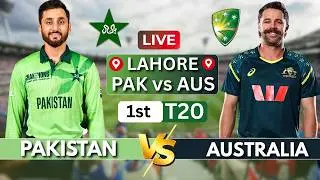 Pakistan VS Australia 1st Match Live Scores |  PAK vs AUS 2026 Live Commentary 1st innings #pakvsaus