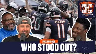 WHO STOOD OUT? Chicago Bears First Impressions in Preseason Game #1 | Brick x Brick Podcast