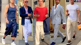 June 2025 🇮🇹Men&rsquo;s Street Style during the Milan Men&rsquo;s Fashion Week SS26 | Summer Men&rsquo;s Fashion
