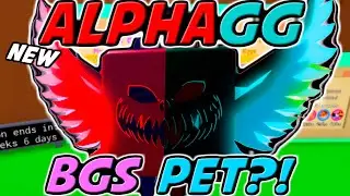 ALPHAGG PET COMING TO BGS?!? | Custom Bubble Gum Simulator Pets (Roblox)