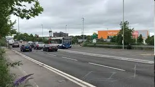 STAGECOACH WEST OLD AND NEW CONVOY IN GLOUCESTER 040720