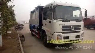 China special transportation equipment 12000liters trash compressor truck hot sale