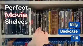 My Billy Bookcase Movie Storage Nightmare SOLVED! (3D Print & More)