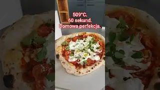 Pizza w 60 sek. 509&deg;C w domowym Effeuno i składniki z ogr&oacute;dka. #pizza #effeuno #neapolitańska #food