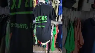 7001 Black 7200 Premade Tshirt The Pirate Way DTF Printing Best Quality Tshirt in Bali Indonesia