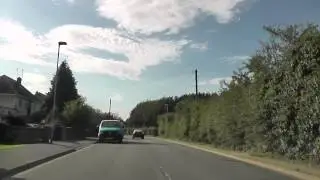 Driving Along Oldbury Road & Tudor Way, Worcester, Worcestershire, England 29th September 2013