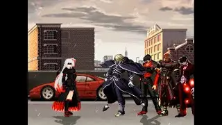 KOF MUGEN !! Evil Voltage Zeroko akka Evil Ayako 1P y 12P [+Link] VS KOF Bosses Team
