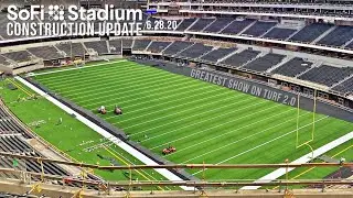 LA Rams Chargers SoFi Stadium Construction Update 6.28.20