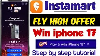 Swiggy Instamart fly high offer | Instamart fly high with bingo win iphone 17 | iphone free offers