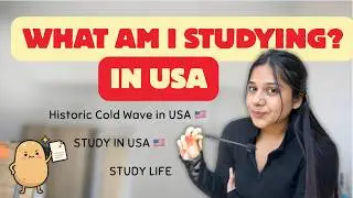 Indian Student in USA | extreme USA cold wave 🇺🇸❄️