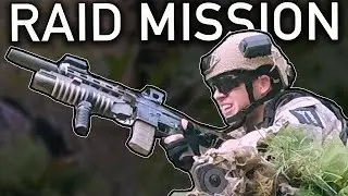 Special Forces Mission at a Realistic Military Simulation