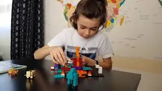 Lego Minecraft 21168 The warped  forest (Обзор на русском языке)