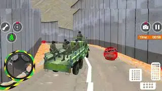 US Army Offroad Cargo Truck Simulator 2025 - Extreme Mission Driving 🚛🔥 (Android Gameplay)