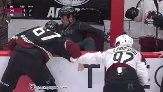Gabriel Landeskog vs Lawson Crouse December 22nd, 2018