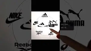 If all these brands were united, the logo would look like this#adidas #puma #nike #reebok #asics
