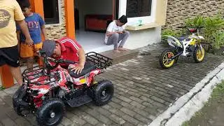 ATV 50cc Test, sayang anak-sayang anak....