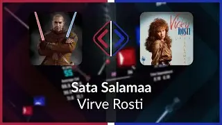 Beat Saber | General Dumbass | Virve Rosti - Sata Salamaa [Expert+] 3 Wall Hits (SS #1) | SS 96.97%