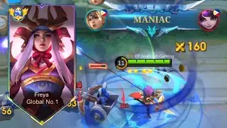 FREYA HACK DAMAGE BUILD ( MUST WATCH ) FREYA BEST BUILD 2025 - MLBB