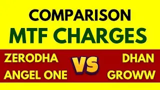 MTF Charges का Comparison - Zerodha, Dhan, Groww, & Angel One
