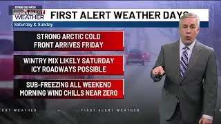 Strong arctic cold front arrives Friday in Central Texas