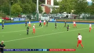 Over 65 Mens Hockey. Southern Cross Red 1 v Netherlands Orange 3 . European Cup Glasgow 2017