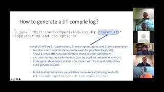 Eclipse OpenJ9 lightning talk: JIT compiler logs intro 2018-08-08