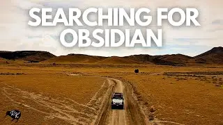 VOLCANIC GLASS IN THE DESERT! | Obsidian Beds | Black Rock Desert | Rockhounding | Utah