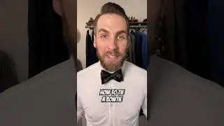 How to EASILY tie a Bowtie #gentslounge
