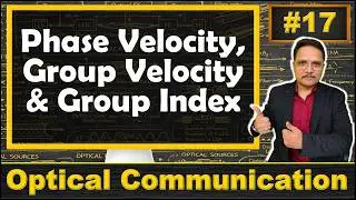 Phase Velocity, Group Velocity & Group Index | Definition and Derivation