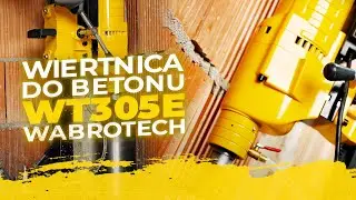 Wiertnica do betonu WT305E na statywie pochyłym | WABROTECH | wiercenie otworowanie