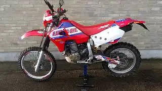 Honda XR-650R with Baja designs Squadron Pro DSK EZ LED lights and turn signals.