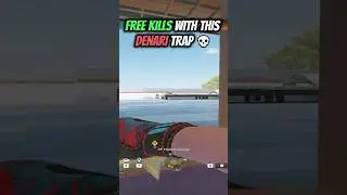 FREE KILLS WITH THIS DENARI TRAP 🤯 #r6 #rainbowsixsiege #r6siege #shorts
