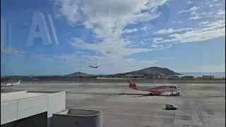 R&uuml;ckflug mit Hindernissen  - Petra und Mischa 