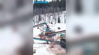 Russian granite aggregate production line