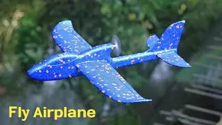 Amazing aeroplane with mini coreless drone motor || Rc Flying Airplane craft Unboxing