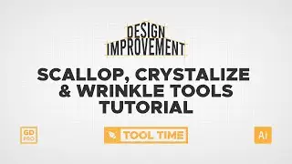 How the Scallop, Crystalize & Wrinkle Tools Work &bull; Adobe Illustrator Tutorial