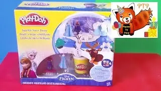 Play Doh Frozen Sparkle Snow Dome