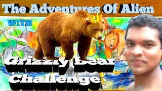 Creative Art Challenge with Two 👐|Drawing and Painting Using Both Hands 🎨| The Adventures Of Alien 