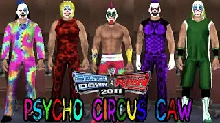 WWE SvR 2011 Psycho Circus (Psycho / Murder / Dave / Panic / Monster) CAW's PSP