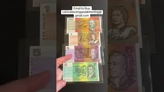 Классические австралийские бумажные банкноты для коллекционирования