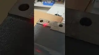 marking QR code on metal by fiber laser marking machine.#lasermachine.