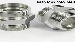 Hydraulic Fittings Metric Double H Head Reducing Ferrule Hydraulic Pipe Joint Male Thread With Seali