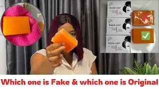 KOJIC SAN SOAP REVIEW: HOW TO USE KOJIC SAN SOAP PROPERLY AND IDENTIFY THE FAKE AND ORIGINAL #kojic